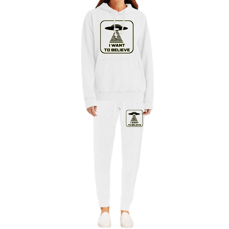 I Want To Believe, Because The Truth Is Out There   X Files Hoodie & Jogger Set | Artistshot