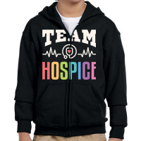 Team Hospice Nurse Aide Doctor End Of Life Palliative Care Sweatshirt Youth Zipper Hoodie | Artistshot