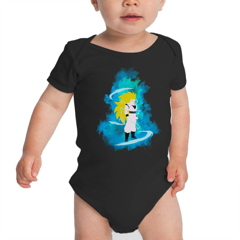 Goku Super Saiyan 3 Silhouette Baby Bodysuit by greggjvandervor | Artistshot