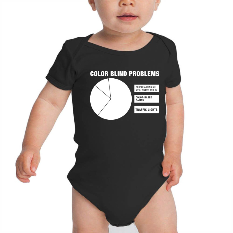 Color Blind Problems Baby Bodysuit by Mblentot | Artistshot