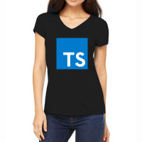 Typescript Women's V-neck T-shirt | Artistshot