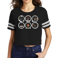 Basic Six Flight Instruments Scorecard Crop Tee | Artistshot