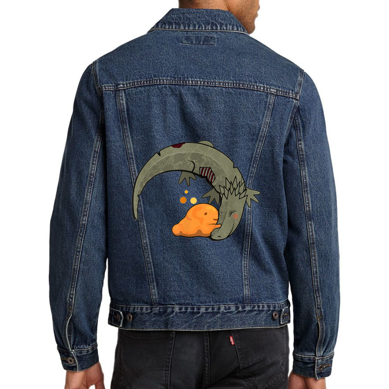 Scp 999 + Scp 682 Tickle Monster + Hard To Destroy Reptile Men Denim Jacket by ARpemie | Artistshot