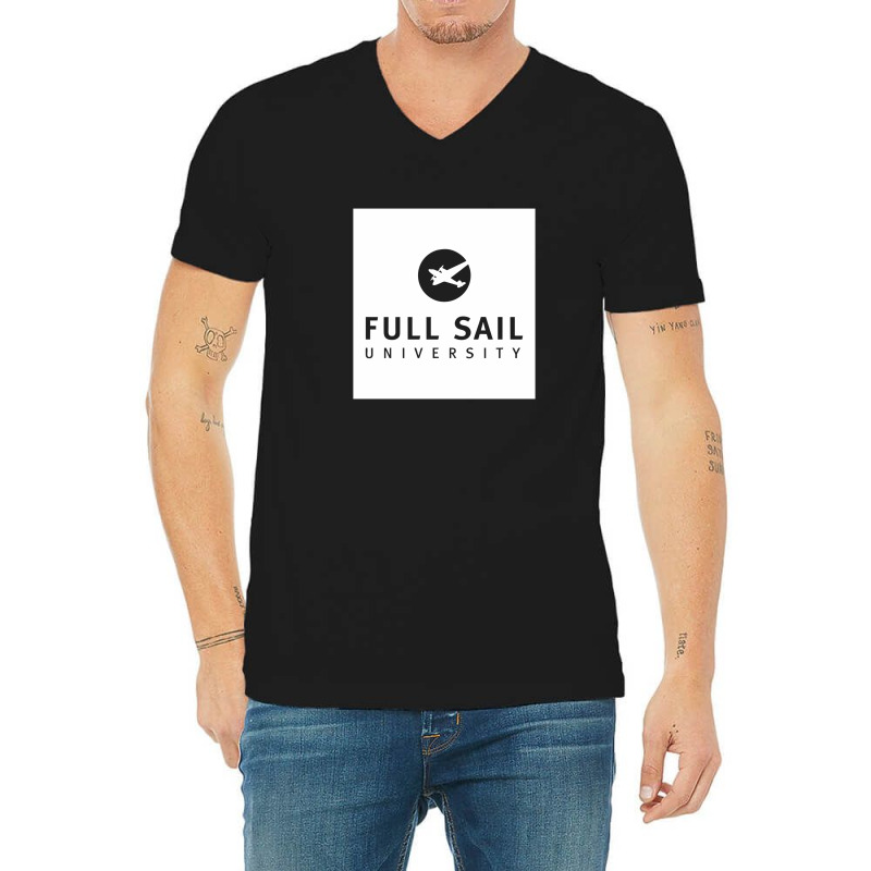 Full Sail University V-neck Tee | Artistshot