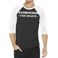 Amy Klobuchar Senate T Shirt Minnesota Democrat 2018 3/4 Sleeve Shirt | Artistshot