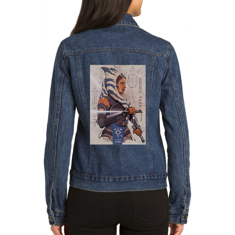 Rebels Clone Wars Ahsoka Tano Classic Ladies Denim Jacket by cm-arts | Artistshot