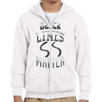 Black Lines Matter T Shirt Car Racing Drifting Shift Turbo Youth Zipper Hoodie | Artistshot