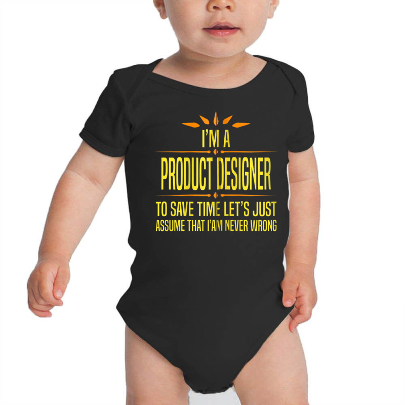 Im A Product Designer Zip Hoodie Baby Bodysuit | Artistshot