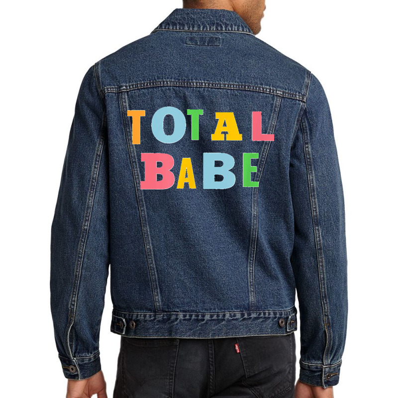 Total Babe Men Denim Jacket by LisaMarieRangel | Artistshot