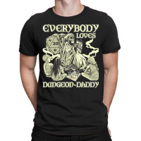 Rpg Gamer Dungeon Daddy D20 Dice Pen And Paper Board Game Classic T-shirt | Artistshot