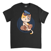 Mailman Package Deliverer I Cute Cat Kitten Feline Postman T Shirt Classic T-shirt | Artistshot