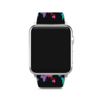 World Map Travel Countries Geography Color Painting Art Funny Men Apple Watch Band | Artistshot