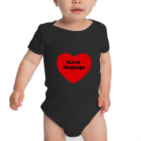 Love Language, Hashtag Heart, Love Language 2 Baby Bodysuit | Artistshot