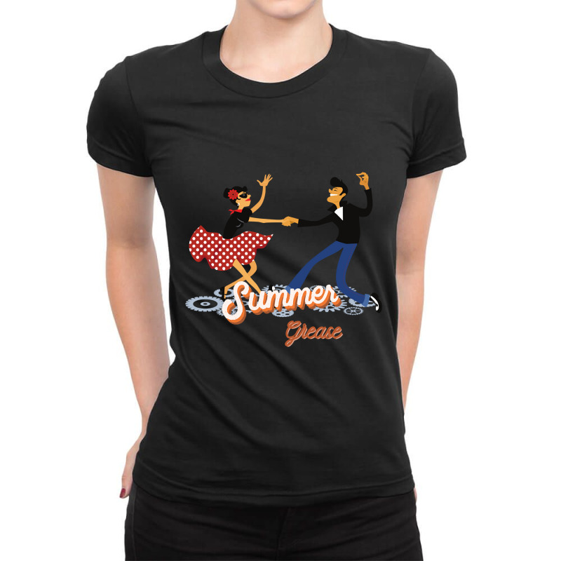 Grease Summer  (16) Ladies Fitted T-Shirt by Jankonen637 | Artistshot