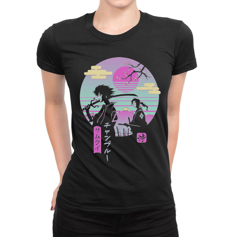 Samurai Champloo Ladies Fitted T-Shirt by cm-arts | Artistshot