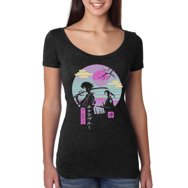 Samurai Champloo Women's Triblend Scoop T-shirt by cm-arts | Artistshot