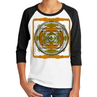 Brain Tees Abstract Design Circles And Squares T Shirt Youth 3/4 Sleeve | Artistshot