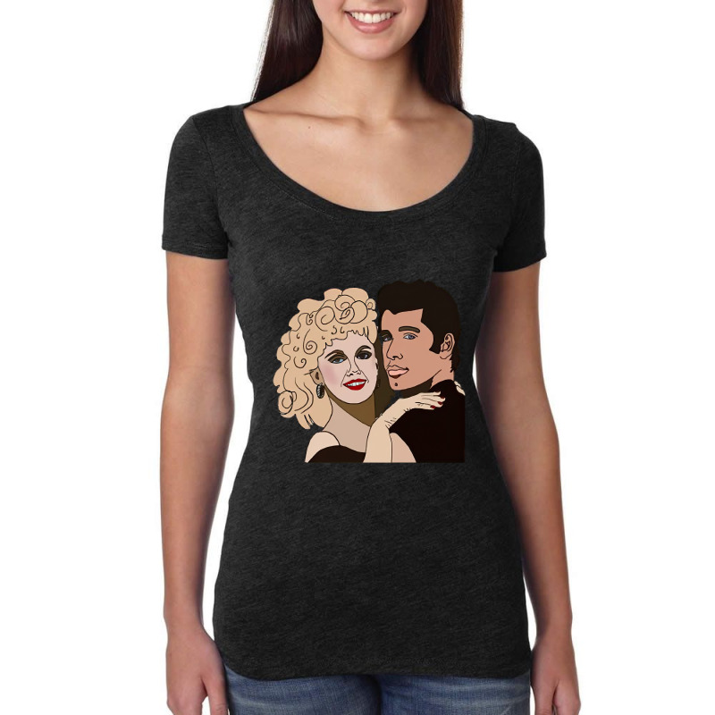 Grease Summer Couple Women's Triblend Scoop T-shirt by Jankonen637 | Artistshot