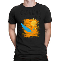 Catalina Island California Sailing Catamaran Sailboat Beam Reach Orang T-shirt | Artistshot