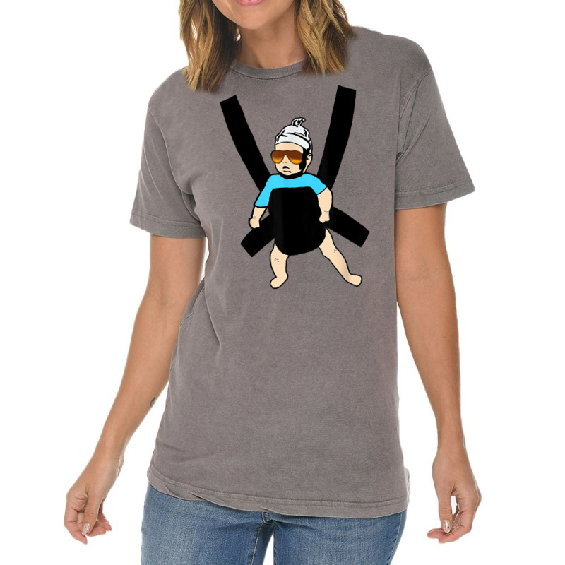 Carlos   Hangover Baby With Sunglasses In A Strap T Shirt Vintage T-shirt | Artistshot