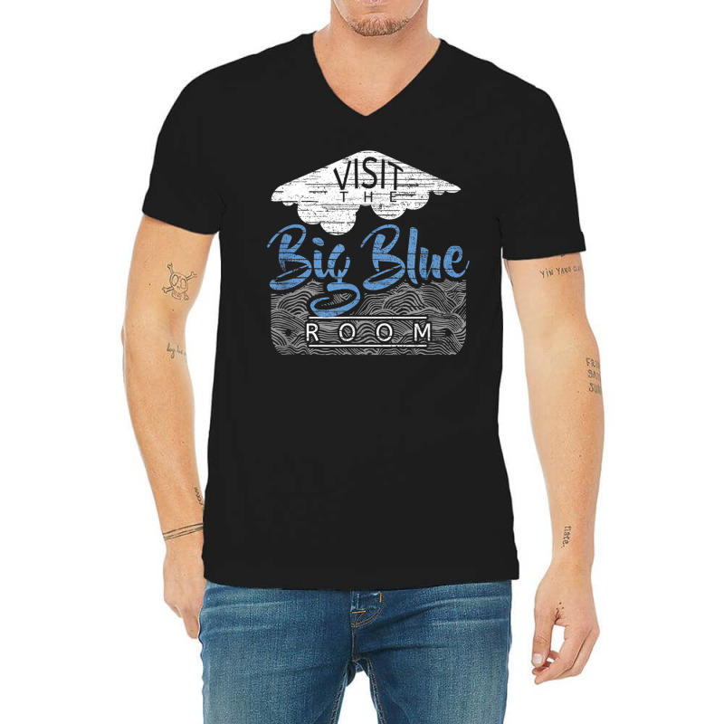 Visit The Big Blue Room   Funny Afk Outdoor Geek Gift Shirt V-neck Tee | Artistshot