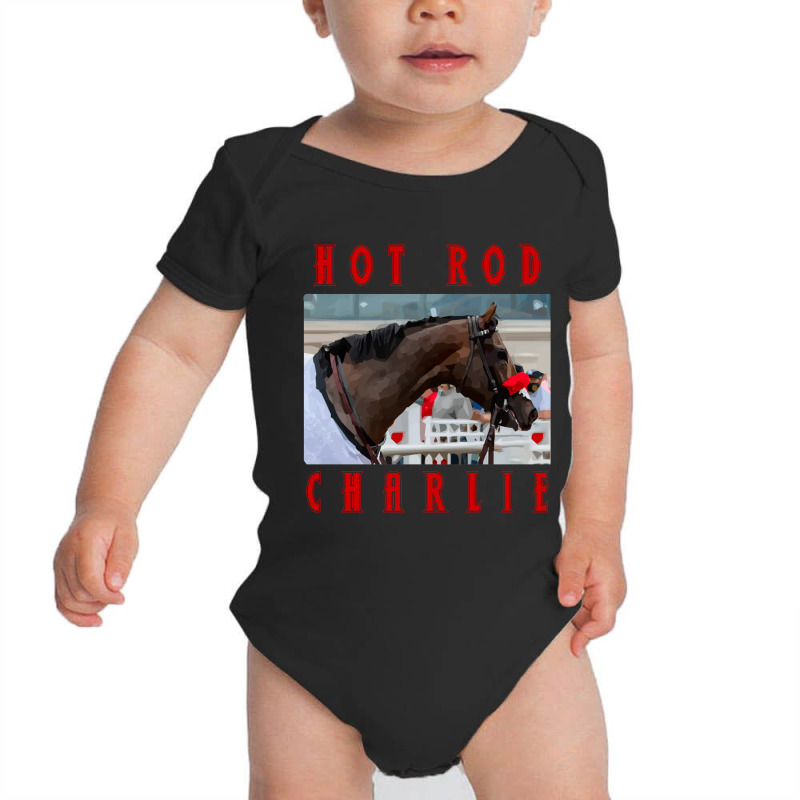 Hot Rod Charlie Classic Horseracing Baby Bodysuit by SilviaMartinez | Artistshot