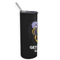 Get The Salt Skinny Tumbler | Artistshot