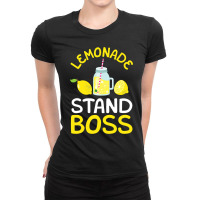 Lemonade Stand Boss Lemon Juice Gift Ladies Fitted T-shirt | Artistshot