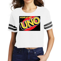 I Cheat At Uno Scorecard Crop Tee | Artistshot