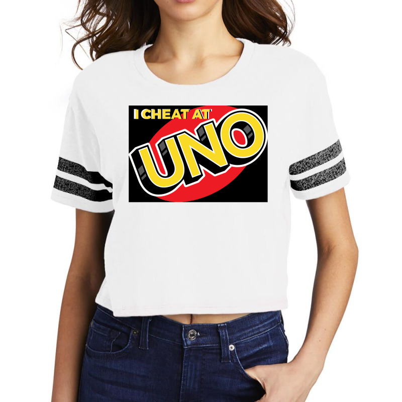 I Cheat At Uno Scorecard Crop Tee by SilviaMartinez | Artistshot