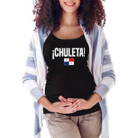 Chuleta Panamanian Slang Panama Flag T Shirt Maternity Scoop Neck T-shirt | Artistshot