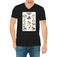 Collective Nouns Africa Animal Family Group Endangered T Shirt V-neck Tee | Artistshot