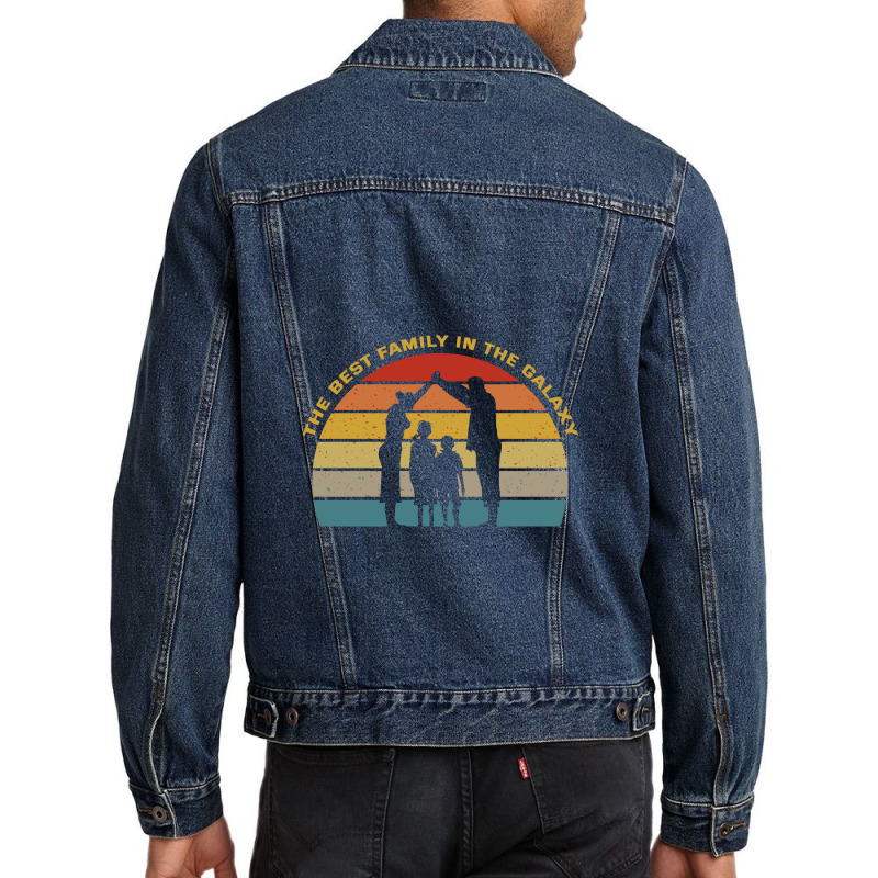 The Best Family In The Galaxy Men Denim Jacket | Artistshot