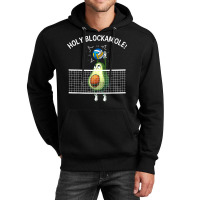 Funny Volleyball For Men Women Holy Guacamole Player Blocker For Fans Unisex Hoodie | Artistshot