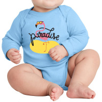 Paradise Long Sleeve Baby Bodysuit | Artistshot