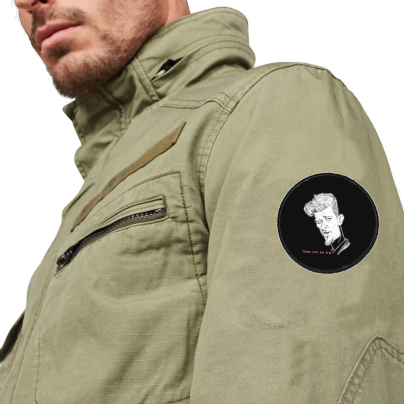 Robin Thicke Round Patch by fabiopio901216 | Artistshot