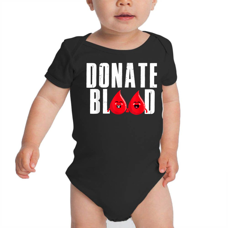 Cool Blood Donation Art Men Women Blood Donor Phlebotomy T Shirt Baby Bodysuit by cm-arts | Artistshot