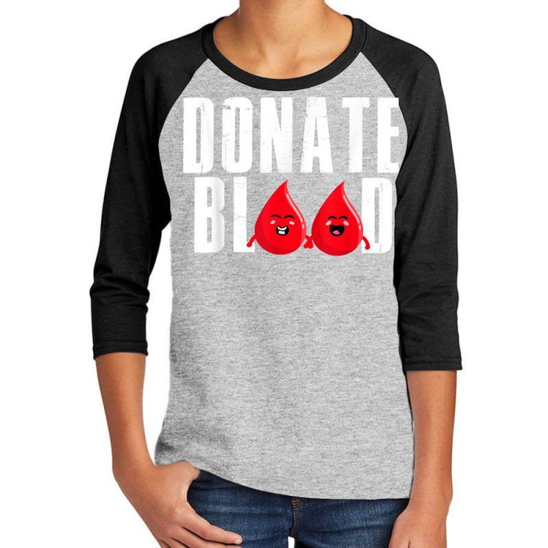 Cool Blood Donation Art Men Women Blood Donor Phlebotomy T Shirt Youth 3/4 Sleeve by cm-arts | Artistshot