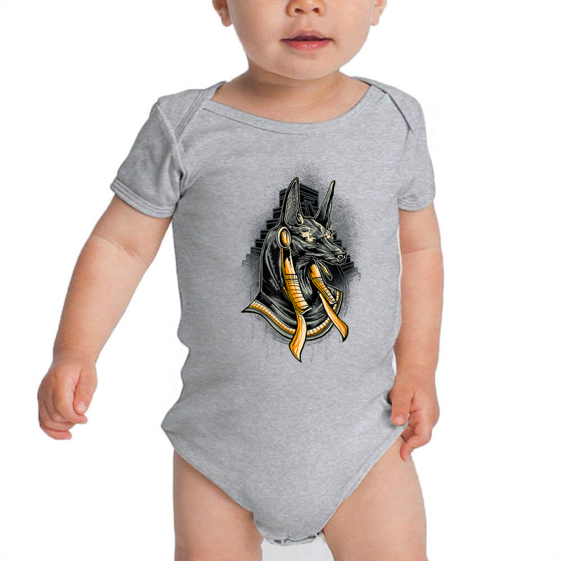 Egyptian God Anubis, Egypt Hieroglyph Pyramid T Shirt Baby Bodysuit | Artistshot