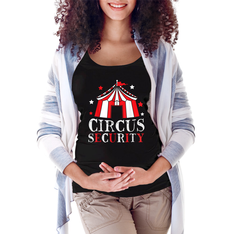 Circus Security Circus Event Staff Carnival Ringmaster T Shirt Maternity Scoop Neck T-shirt by cm-arts | Artistshot