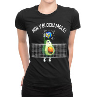 Holy Blockamole Volleyball Player Blocker Avocado For Fans Ladies Fitted T-shirt | Artistshot