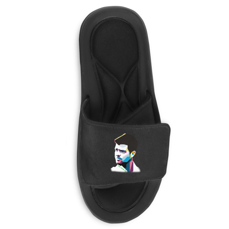 Robin Thicke Slide Sandal by fabiopio901216 | Artistshot