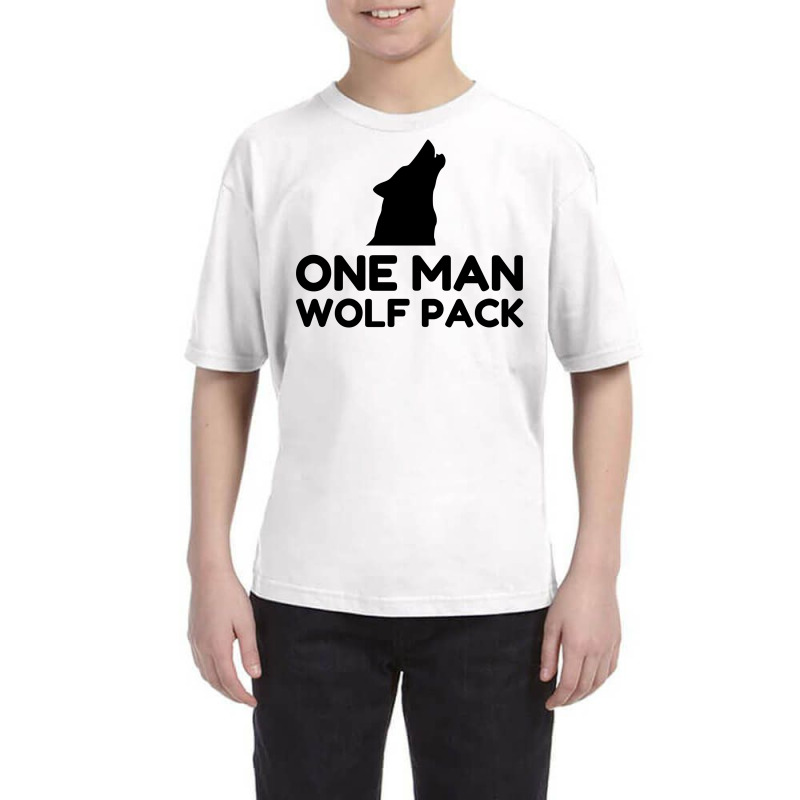 One Man Wolf Pack Youth Tee | Artistshot