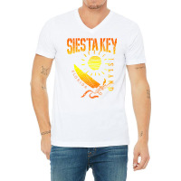 Siesta Key Souvenir, Florida Sailing Sailboat Catamaran Pullover Hoodi V-neck Tee | Artistshot