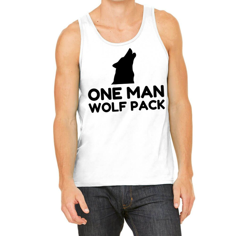 One Man Wolf Pack Tank Top | Artistshot