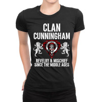 Cunningham Clan Scottish Name Coat Of Arms Tartan Family T Shirt Ladies Fitted T-shirt | Artistshot