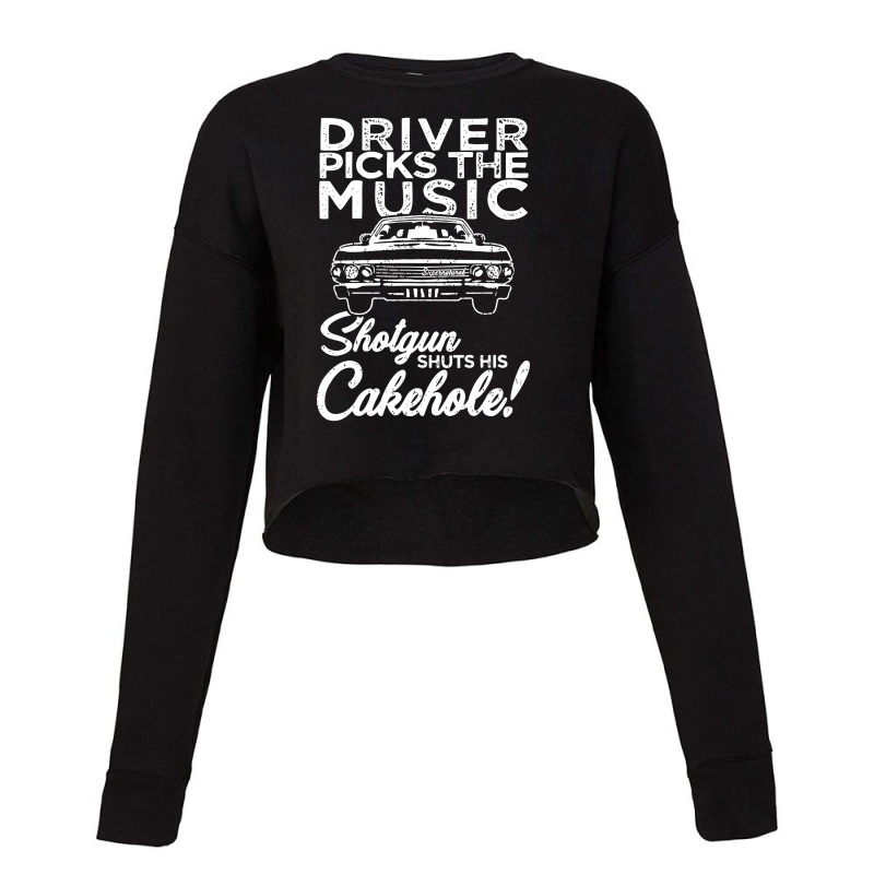 Driver Picks The Music Cropped Sweater | Artistshot