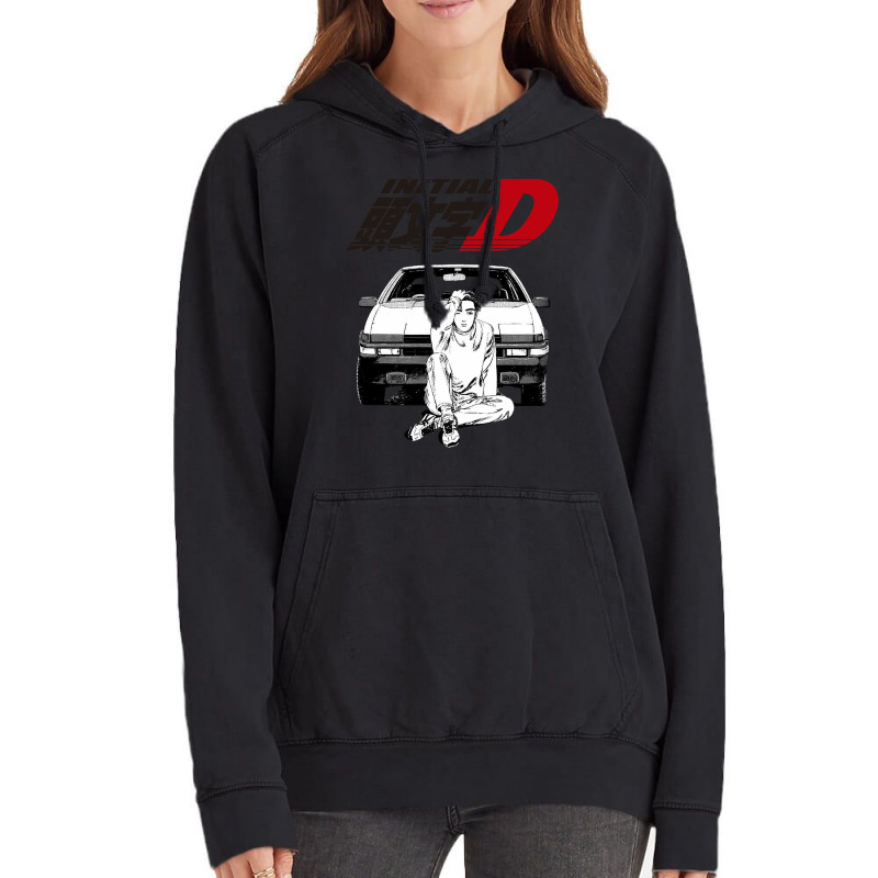 Initial D Vintage Hoodie by DeniseCheek | Artistshot