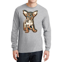 Little Chihuahua In Front Of White Background Long Sleeve Shirts | Artistshot