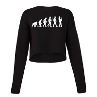 Funny Saxophone Evolution Of Man Cropped Sweater | Artistshot